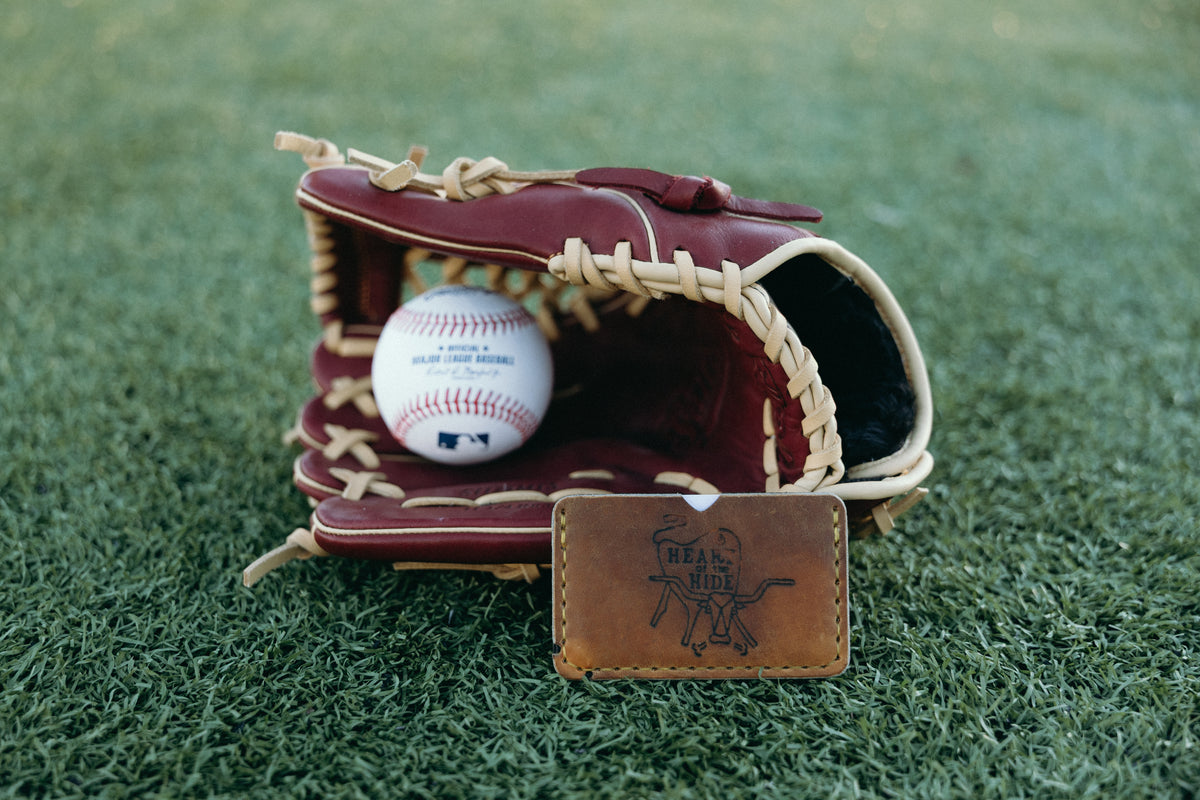 Heart of the Hide Baseball Glove Wallet